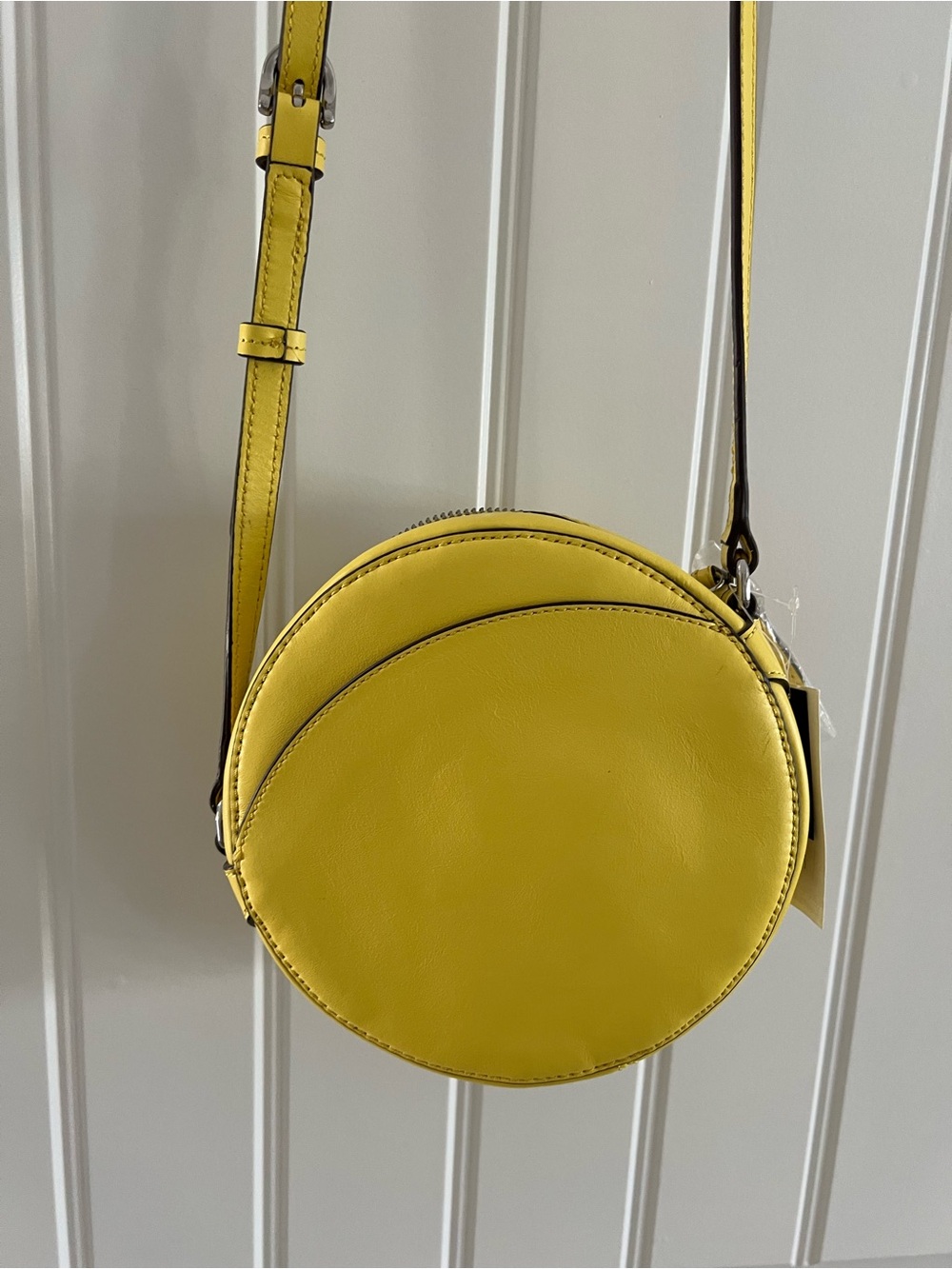 Yellow Round Crossbody Bag - Brand